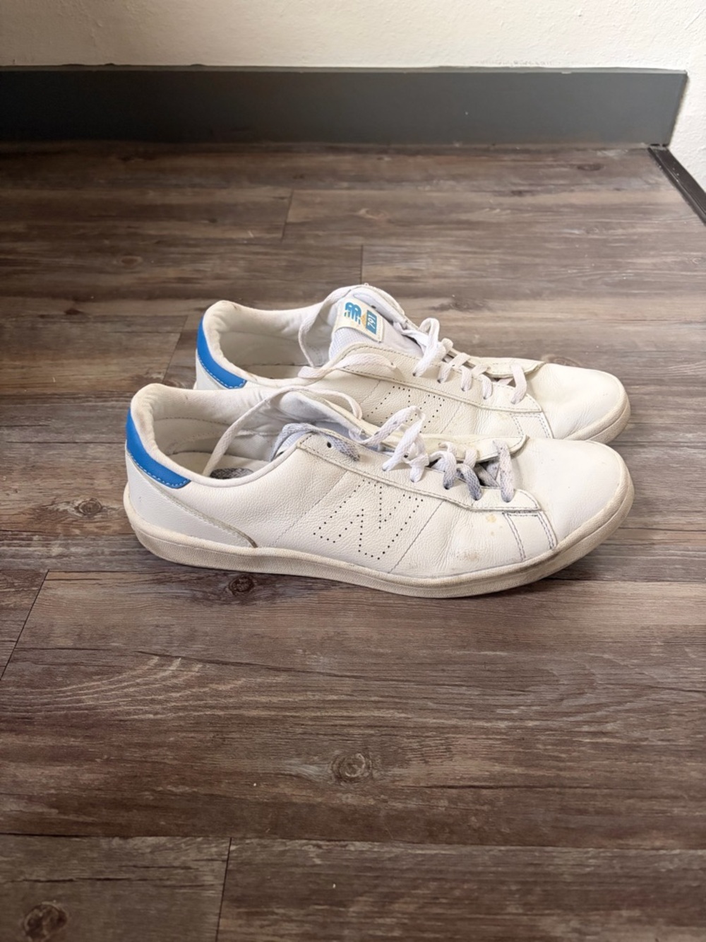 white and blue New Balance 791s | men's sneakers tennis shoes streetwear